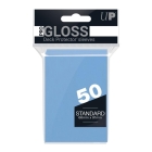 Ultra-Pro-50-Gloss-Deck-Protector-Sleeves-Hellblau